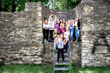 Mit neuen Eindrücken ging's zurück in den Probenraum.