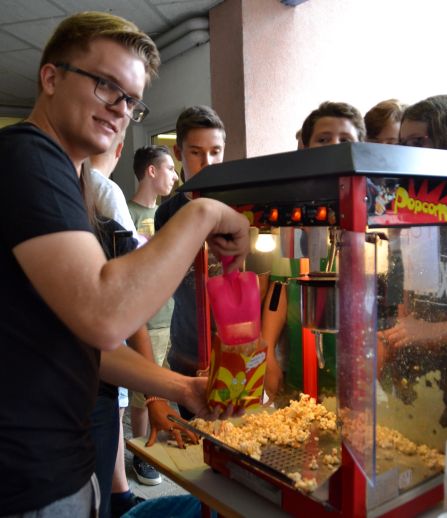 Dicht umlagert: der Popcorn-Stand