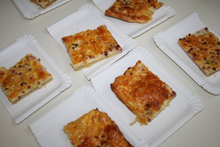 Die Quiche sahen nicht nur lecker aus, sondern waren es auch!