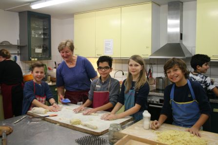 ... Teig gerollt ...