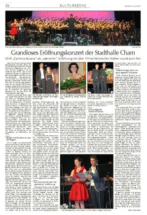 Bericht Chamer Zeitung