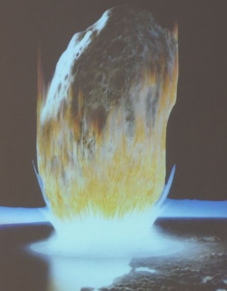 Ein möglicher Aufprall eines Asteroiden auf die Erde