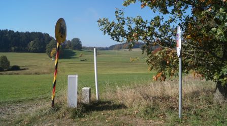An der deutsch-tschechischen Grenze