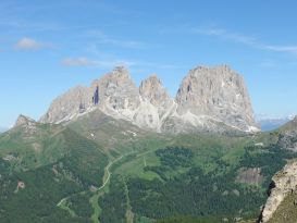 Zwischen Marmolata und Rosengarten