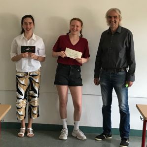 Marleen Schneider: dritter Platz Sophie Tröster: erster Platz