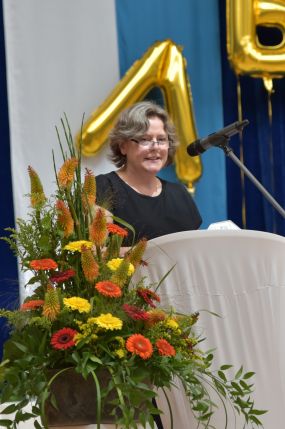 Sabine Tröster, Erste Vorsitzende des Elternbeirats