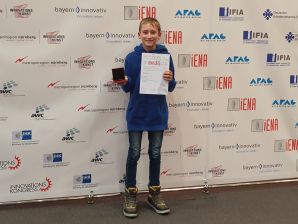 Mit seinem Gesundheitsschuh erreichte Christian Schwarz eine Bronzemedaille.