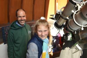 Ein Blick durchs Teleskop