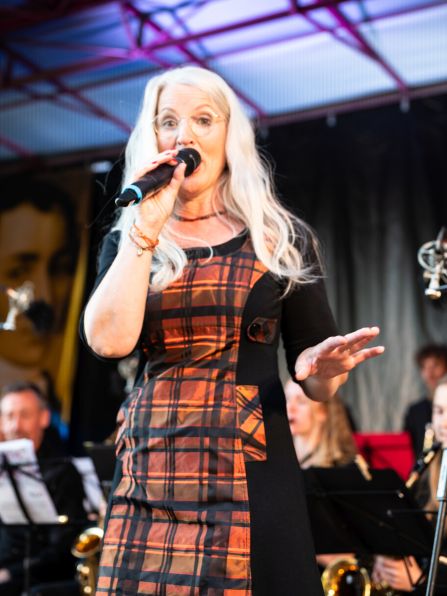 Romy Börner war voll in ihrem Element und begeisterte das Publikum.