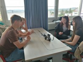 NXT-Roboter unterwegs