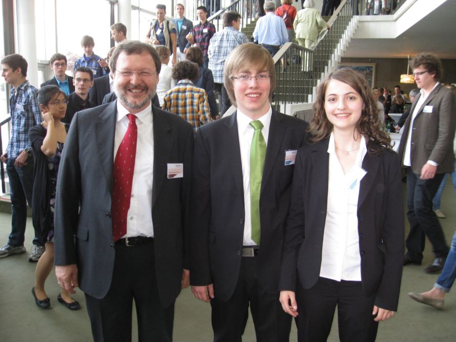 Simon Strasser und Stephanie Mehltretter durften 2011 ihre Ideen sogar am Bundeswettbewerb vorstellen.