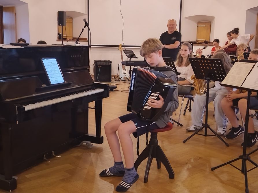 Tolle solistische Beiträge gab es beim Werkstattkonzert neben den Ensemblestücken auch zu hören!