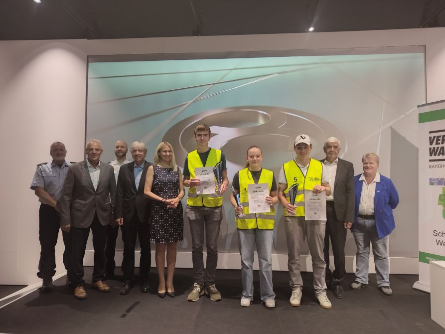Die drei besten Schülerlotsen aus Bayern