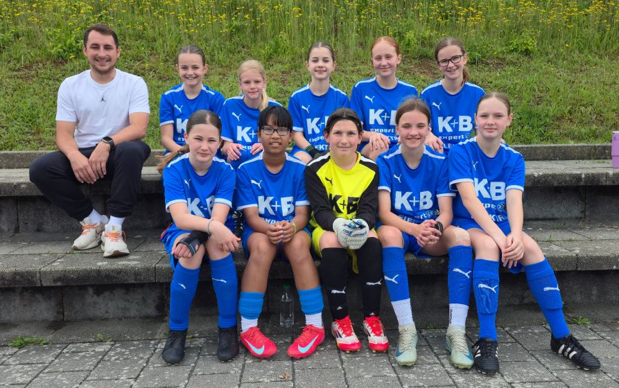 Die Mannschaft der Mädchen IV