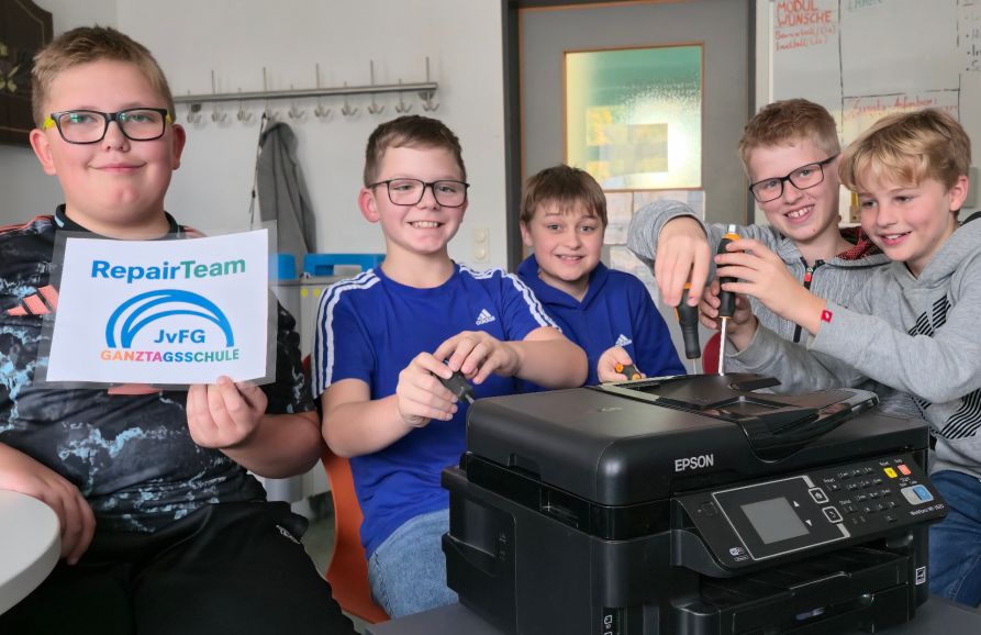 Das Repairteam des Ganztags Das Repairteam des Ganztags