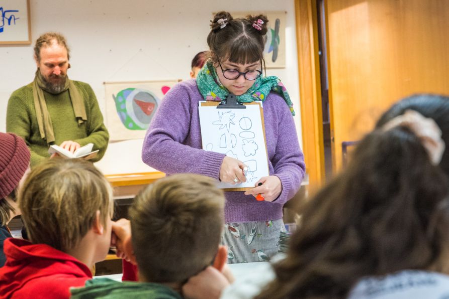 Andi Dünne und Julia Breu vom KUNSTbeTRIEB Cham.