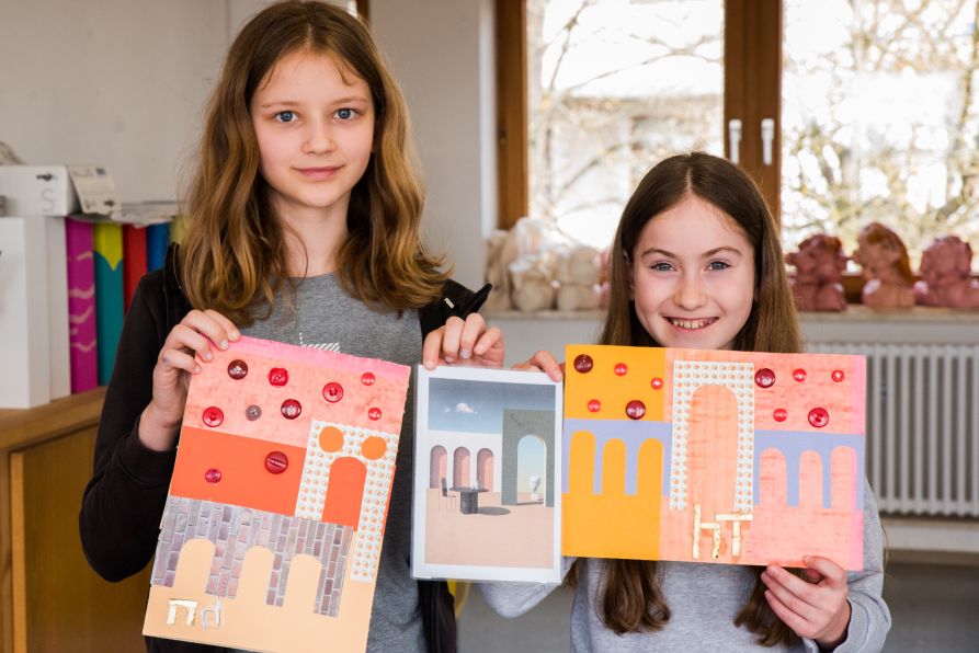 Tolle Werke entstanden am Kunstklassenprojekttag.