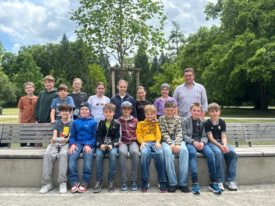 Die Teilnehmer an den Math-Trails