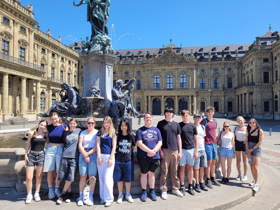Würzburg war das Ziel der W-Seminargruppe des Fraunhofer-Gymnasiums